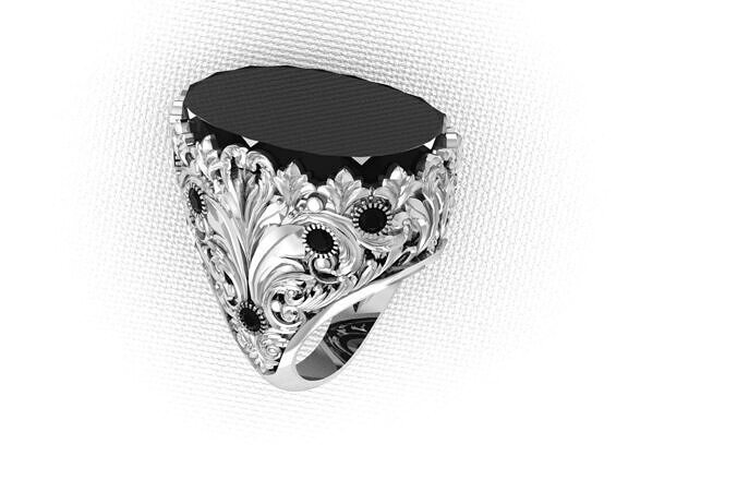 hand ring 3D print model