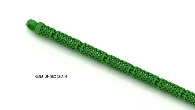 6MM HIGHLY SOLD UNISEX TURKEY 3D PRINTED CHAIN 3D print model