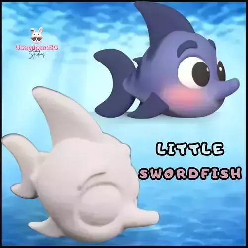 Little Swordfish 3D print model