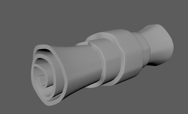 Letter PBR lowy poly Free low-poly 3D model_8