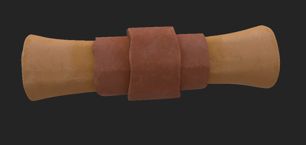 Letter PBR lowy poly Free low-poly 3D model_3