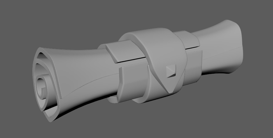 Letter PBR lowy poly Free low-poly 3D model_6