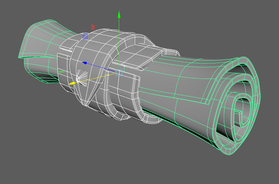 Letter PBR lowy poly Free low-poly 3D model_10