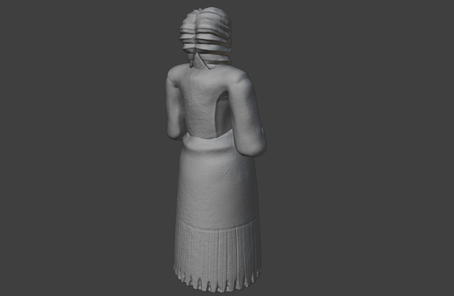 Ea-Nasir Standing Male Worshipper 3D Print 3D print model_8