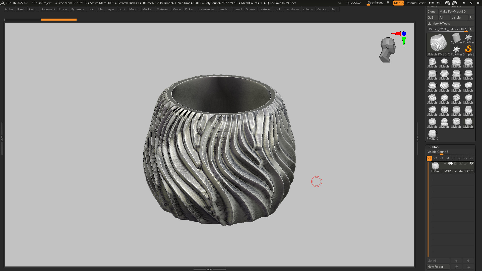 vase 3d print 518  3D print model_6