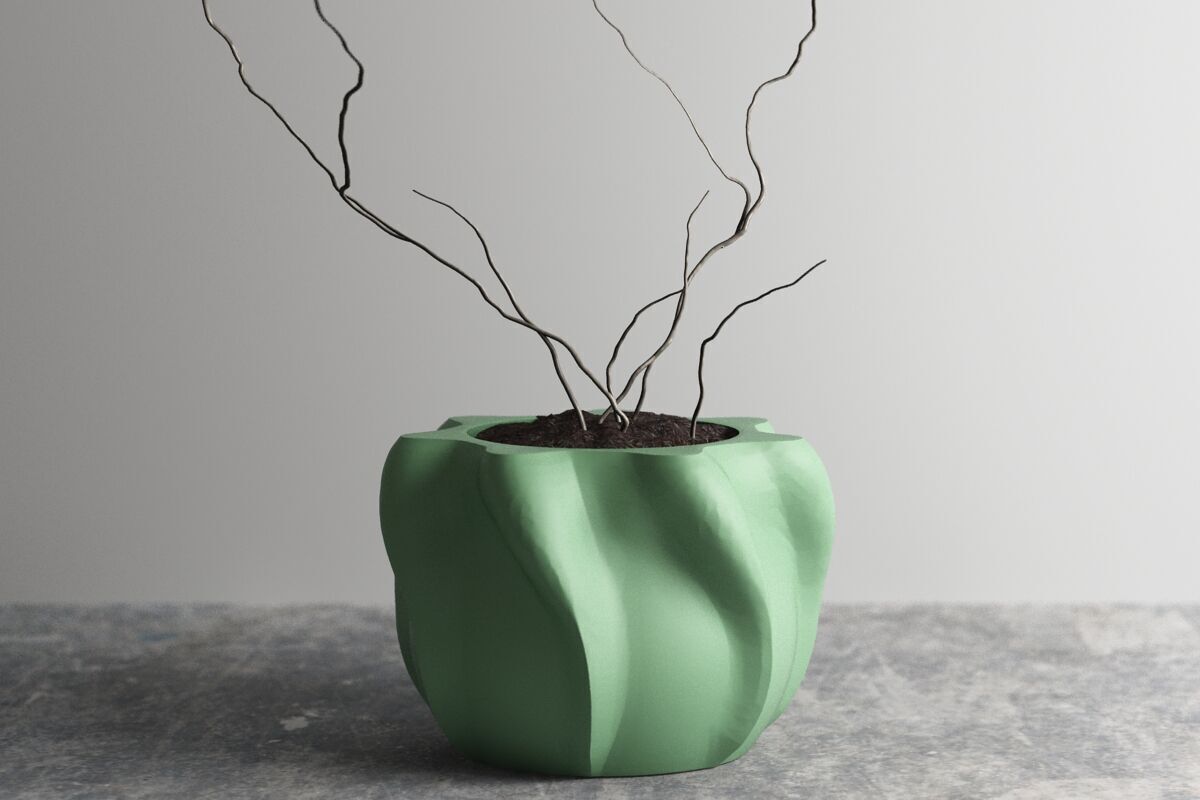 vase 3d print 517 3D print model_2