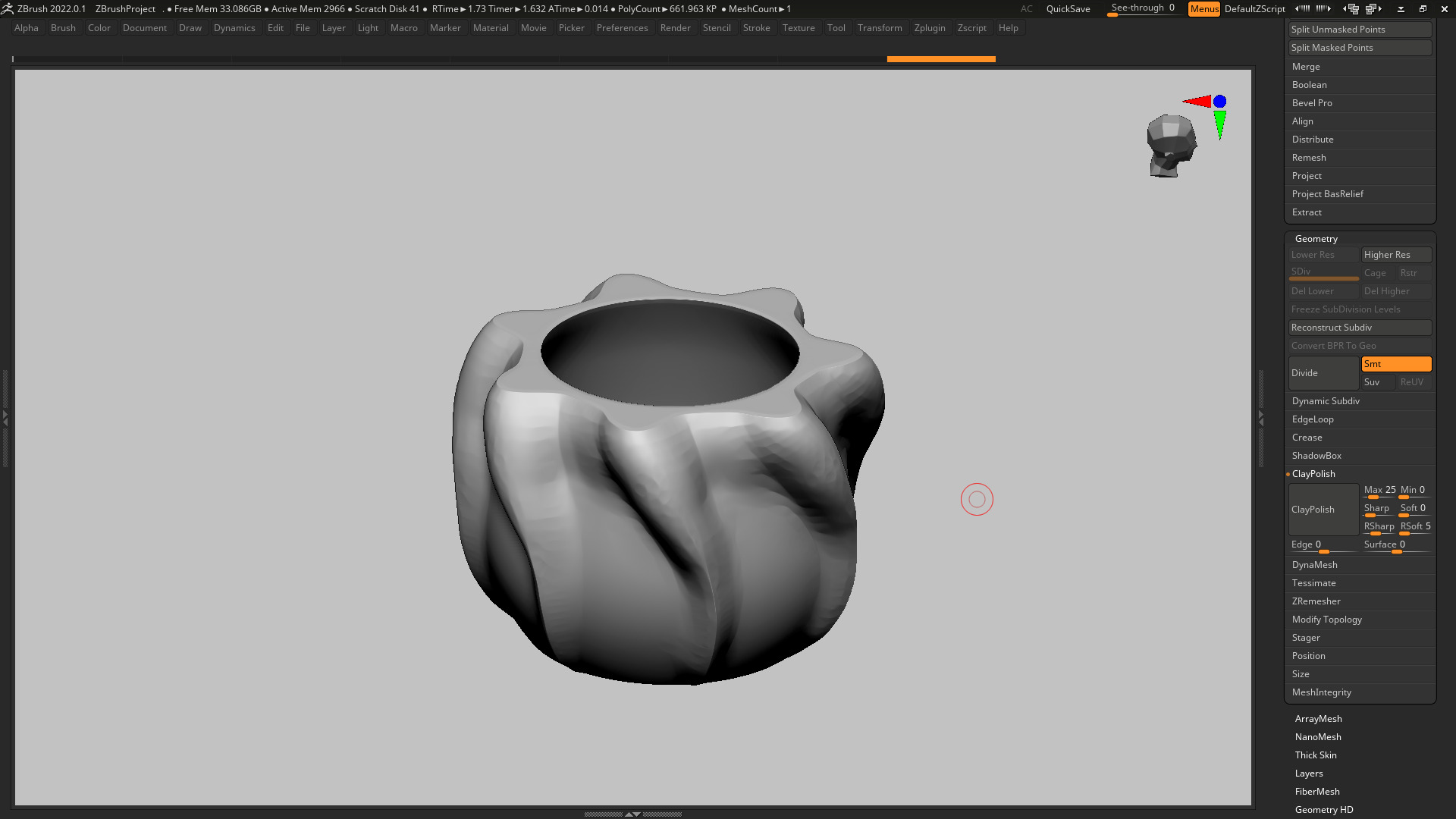 vase 3d print 517 3D print model_4