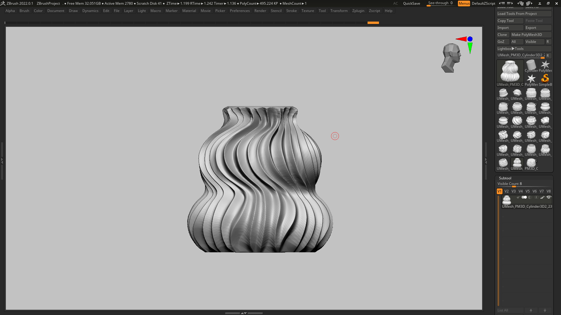 vase 3d print 516  3D print model_4