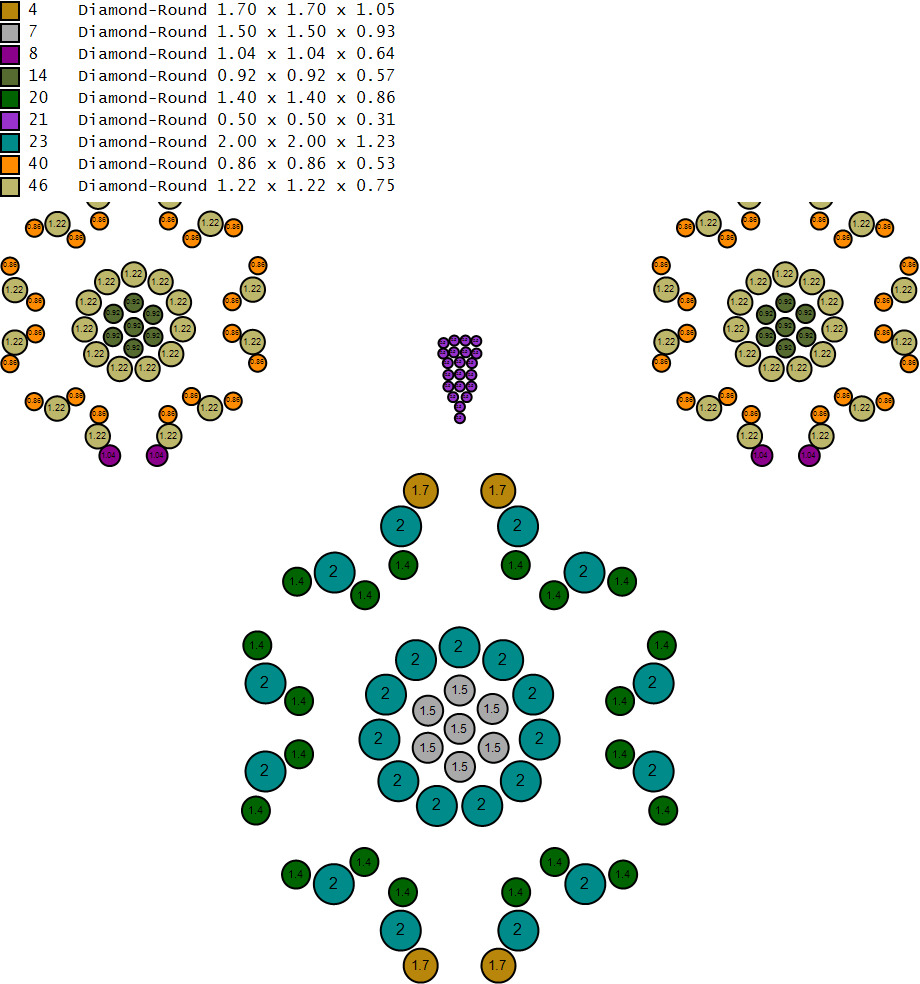 GOLD RUBY LOCKET SET 3D PRINTABLE MODEL 3D print model_5