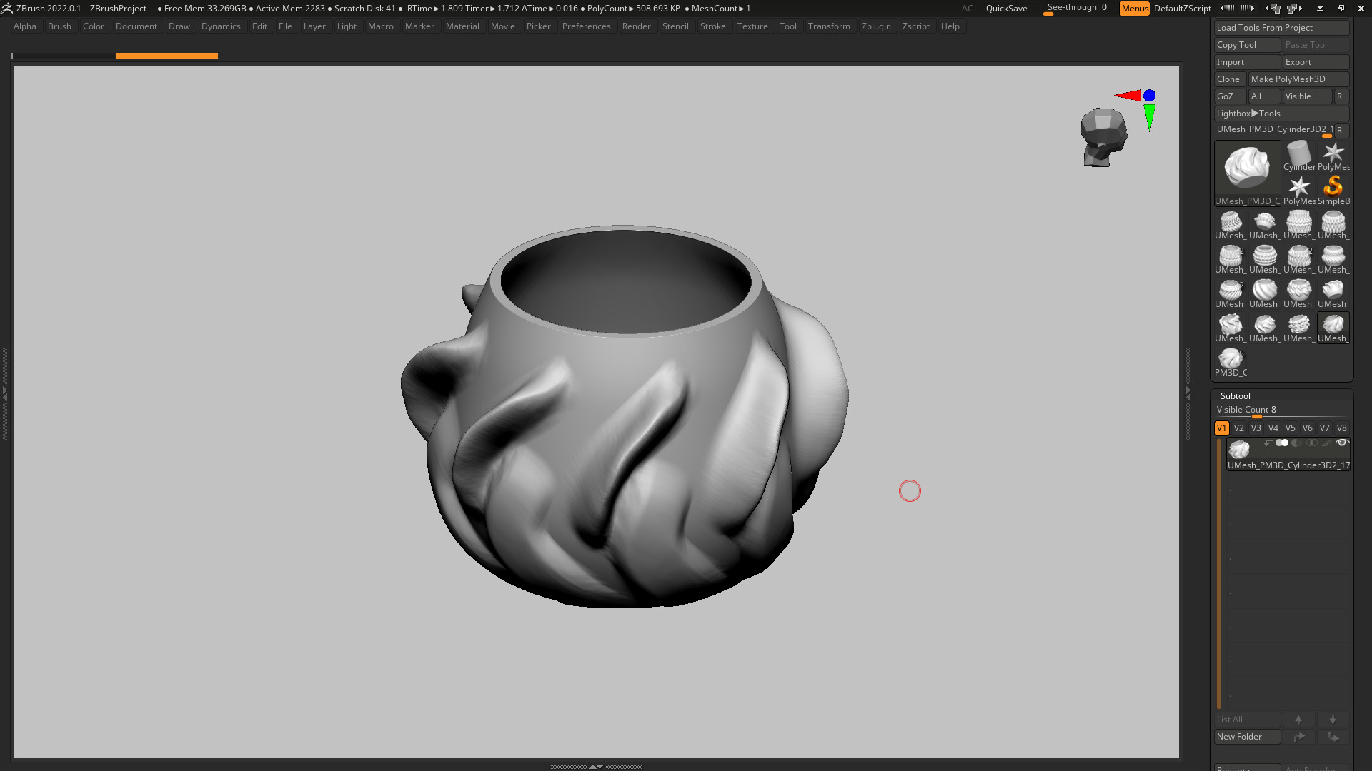 vase 3d print 509  3D print model_4