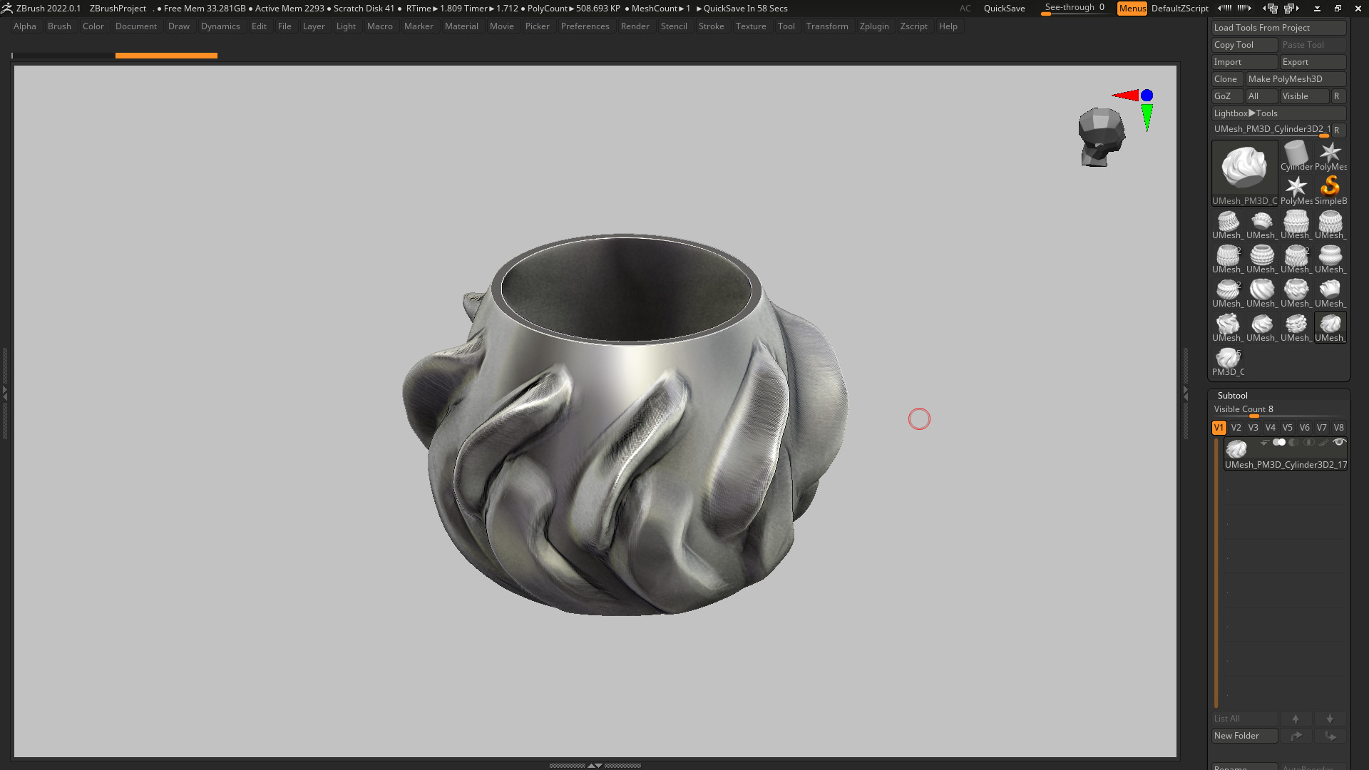 vase 3d print 509  3D print model_3