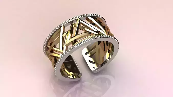  Silver Ring abstract 