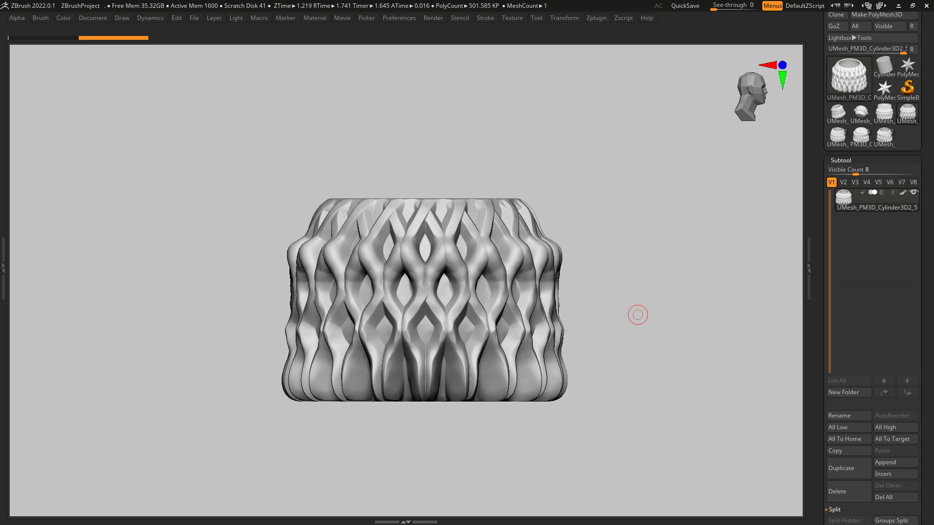 vase 3d print 500  3D print model_5