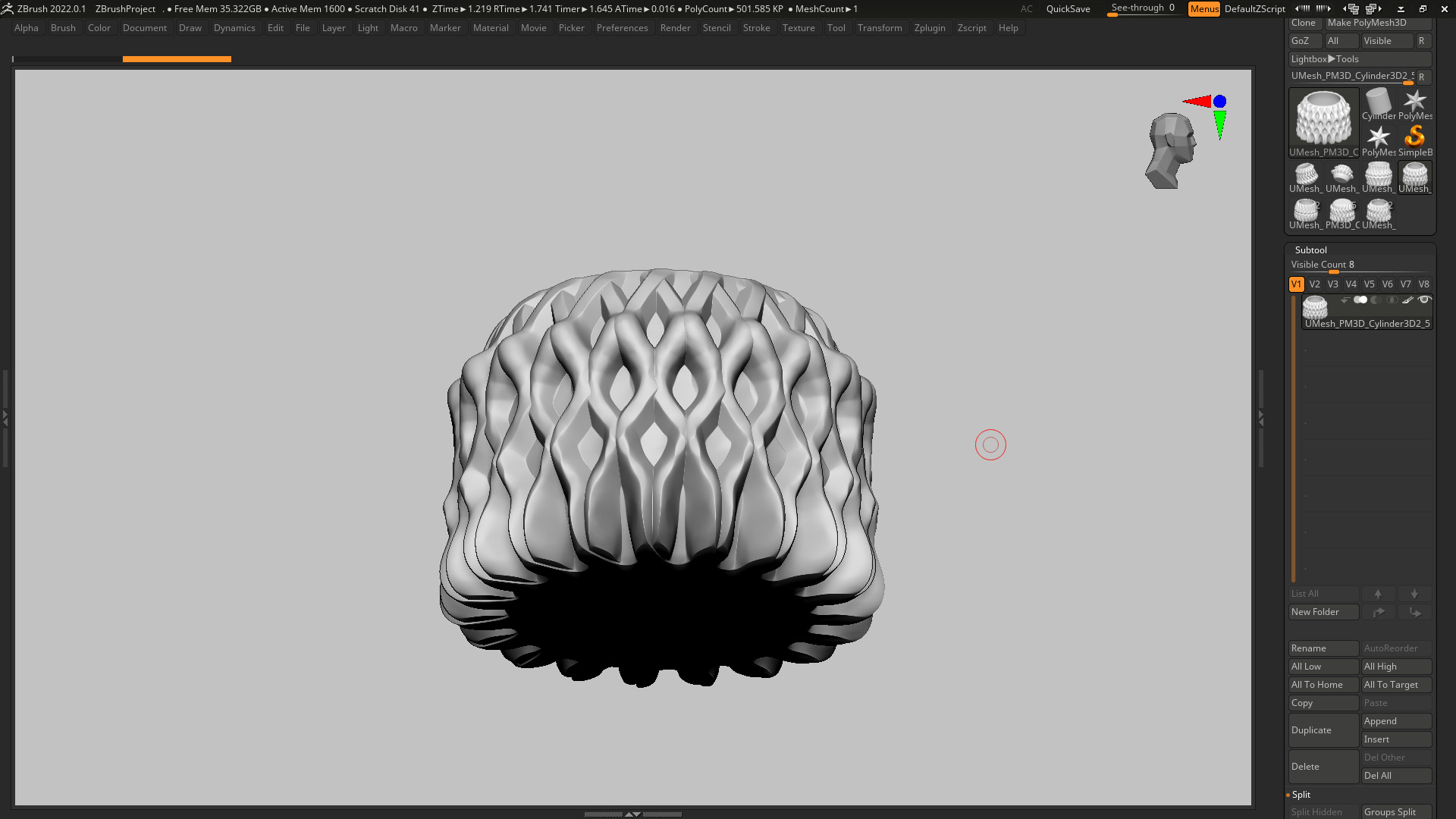 vase 3d print 500  3D print model_6