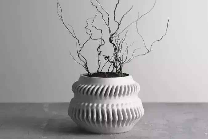 vase 3d print 488 3D print model