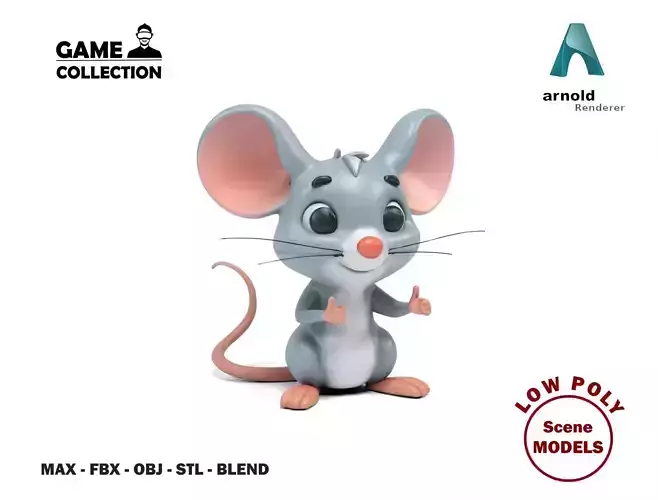 Cartoon mouse