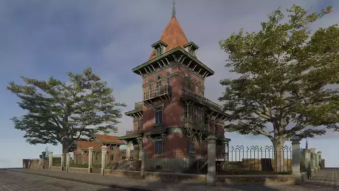 Old Manor 3D model