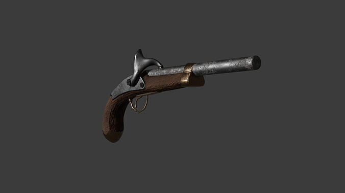 Gun XVII  3D model