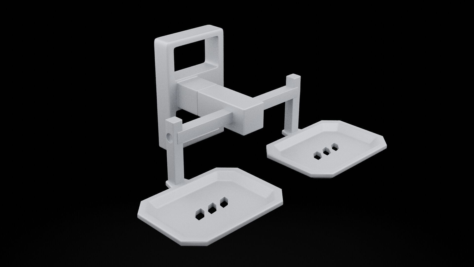 Soap Bars Holder 3D model_5