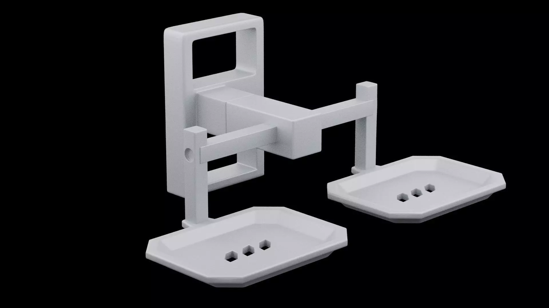 Soap Bars Holder 3D model_0