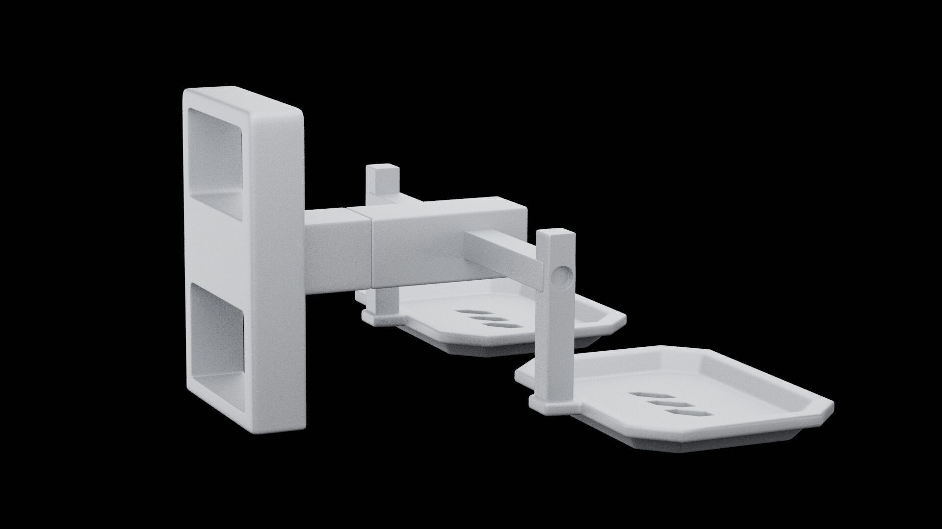 Soap Bars Holder 3D model_2