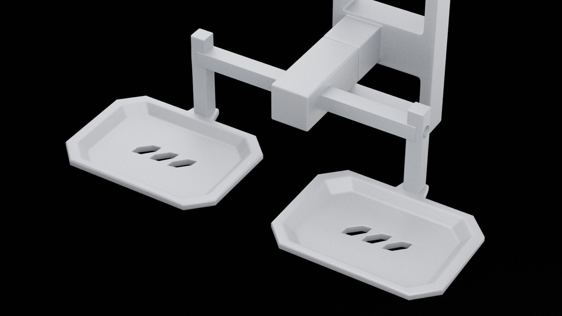 Soap Bars Holder 3D model_1