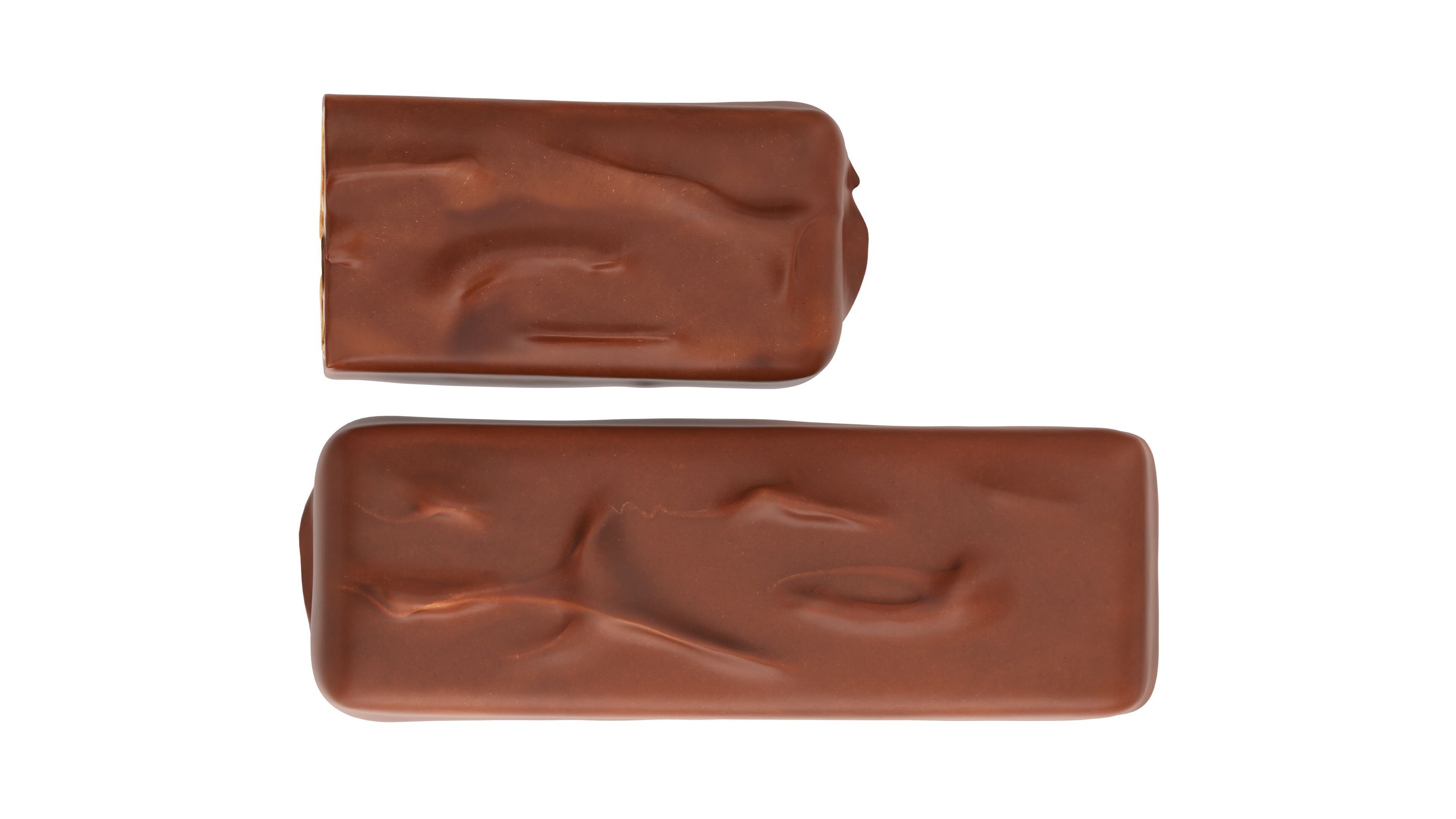 Chocolate bar with cut 02 Low-poly 3D model_5