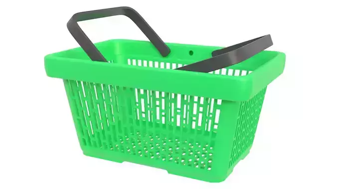 Shopping basket 09 3D model