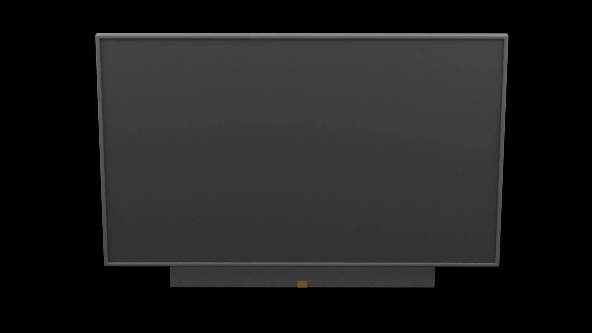 Flat Screen TV Low-poly 3D model_0