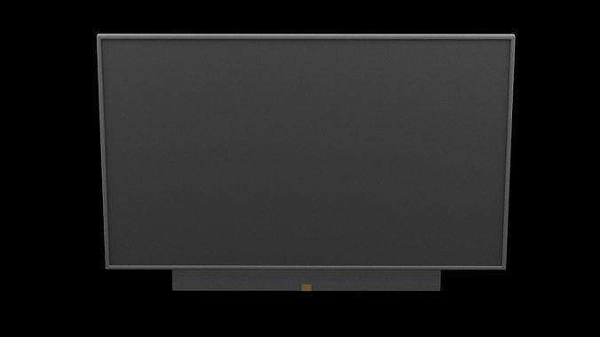 Flat Screen TV Low-poly 3D model
