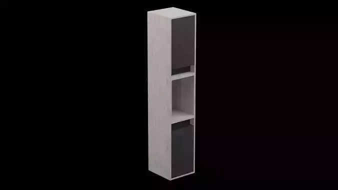 Brown and Black Cabinet