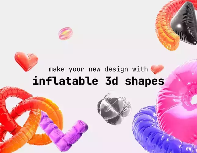 Inflatable 3D Shapes
