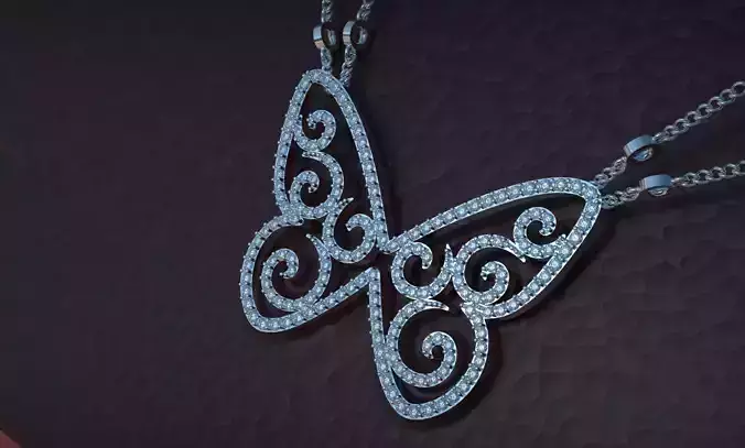 Messika Butterfly necklace
