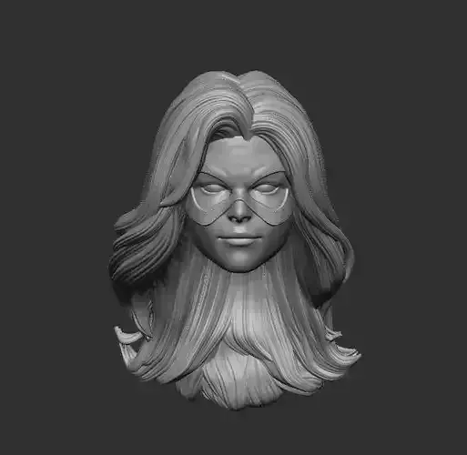 Stargirl Headsculpt for Action Figures