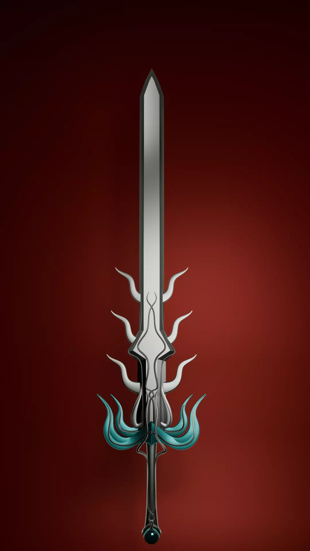 Fantasy Sword 3D model_0