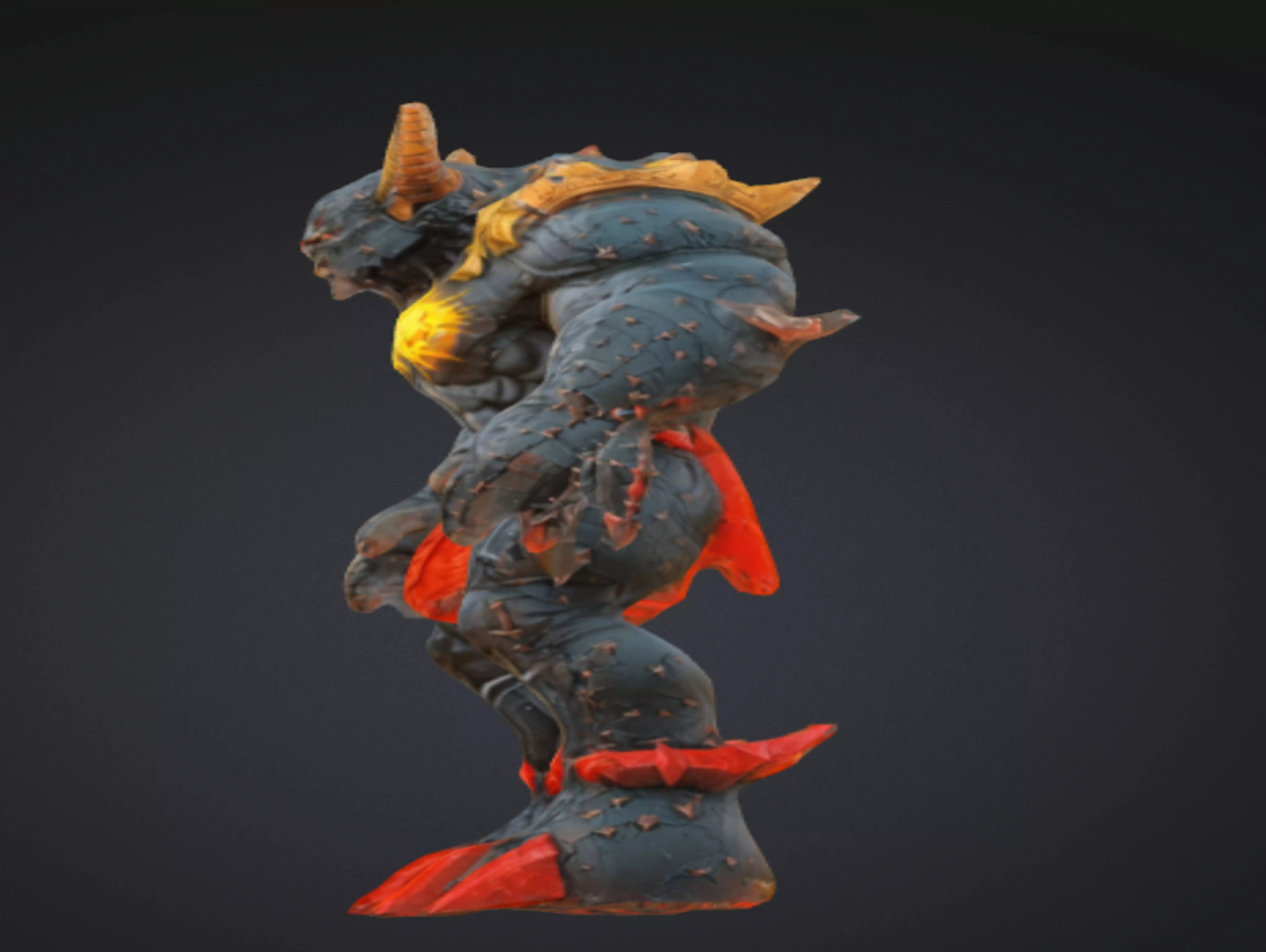Fictional Hero 3D model_0