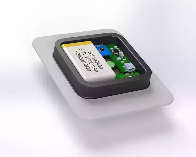 Microneedle Patch Device Medical Wearable 3D Model