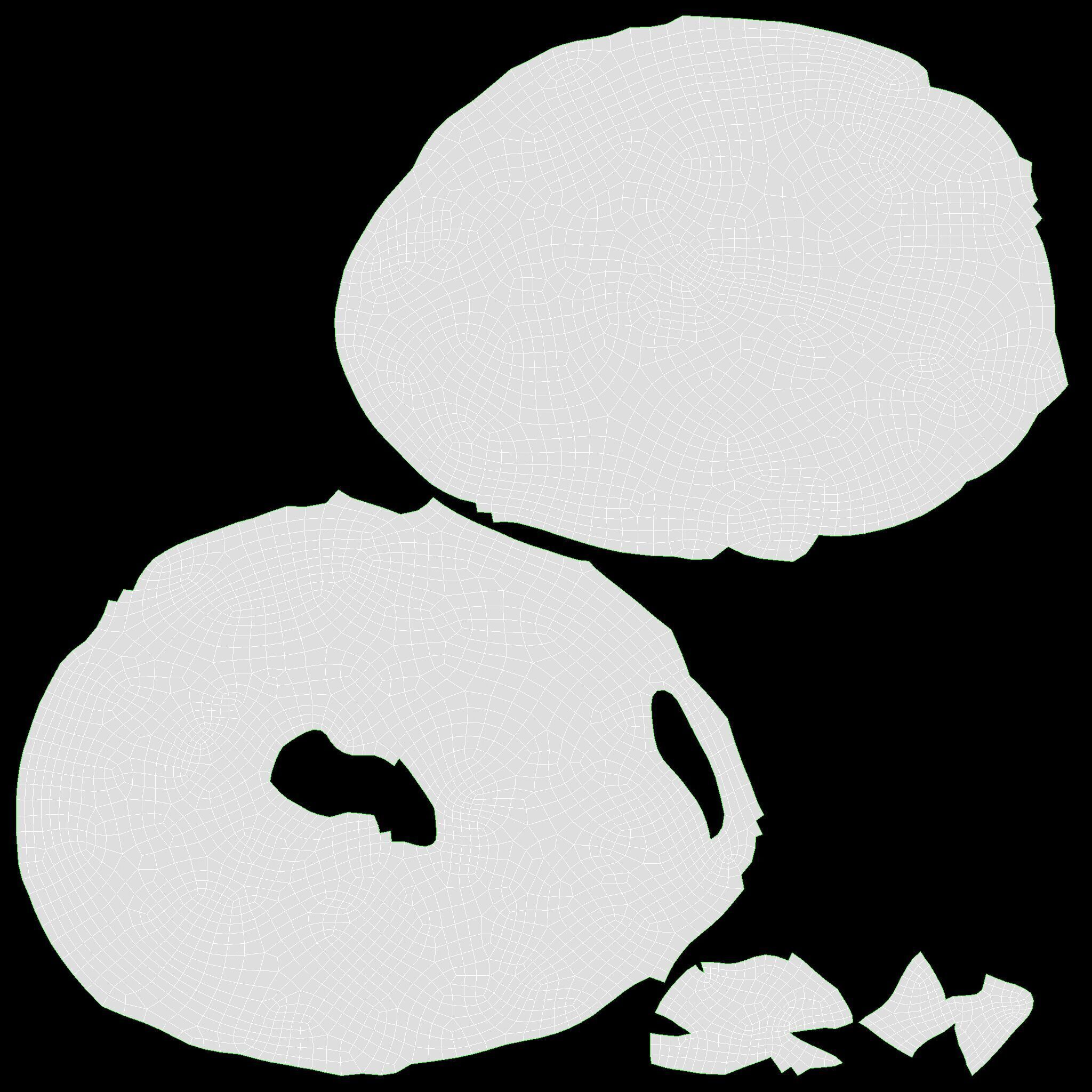 Dried fruits Low-poly 3D model_10