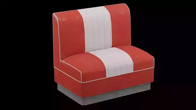 Red Booth Chair