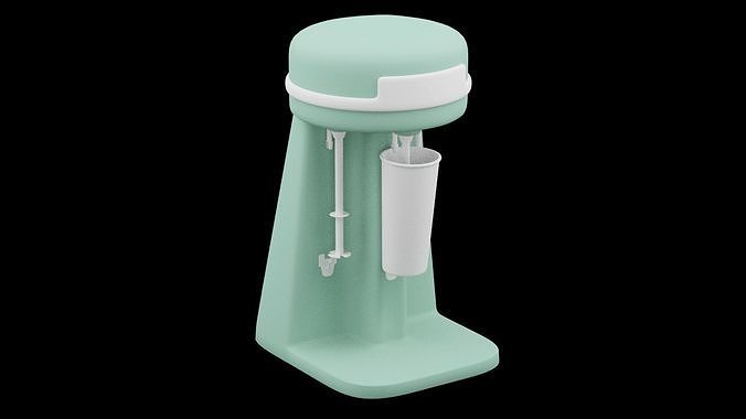 Milkshake Mixer Low-poly 3D model