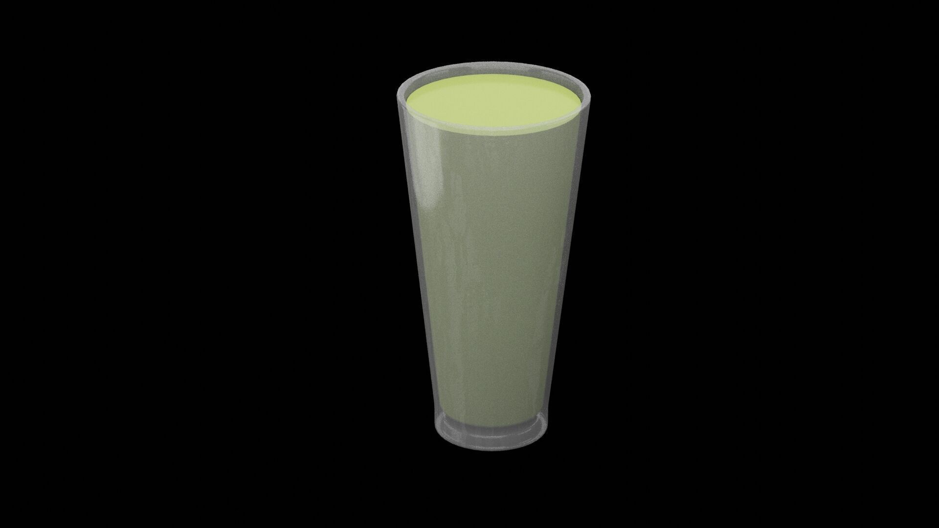 Fresh Lime Juice Low-poly 3D model_3