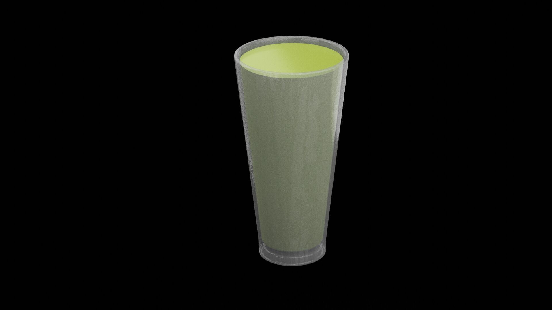 Fresh Lime Juice Low-poly 3D model_4