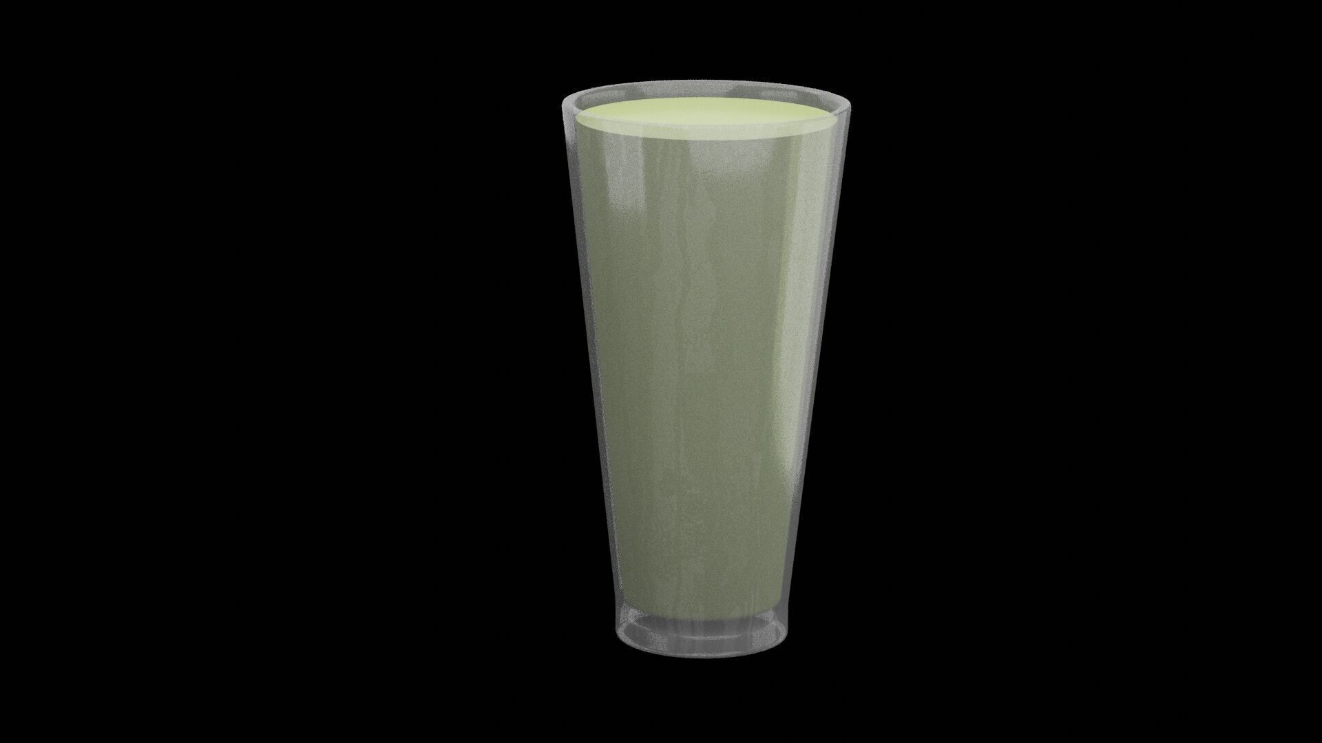Fresh Lime Juice Low-poly 3D model_2
