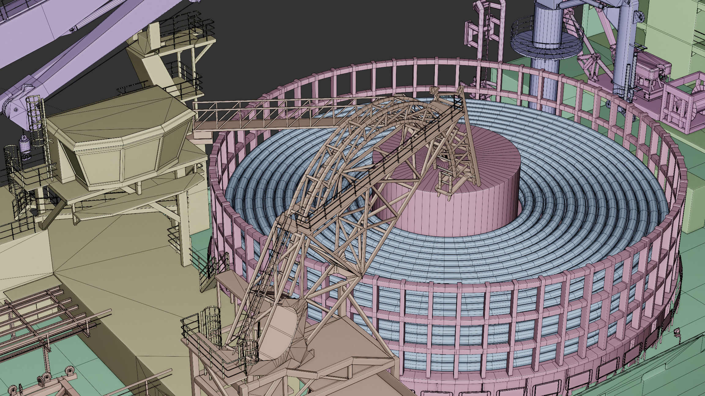 Cable Laying Vessel 3D model_17