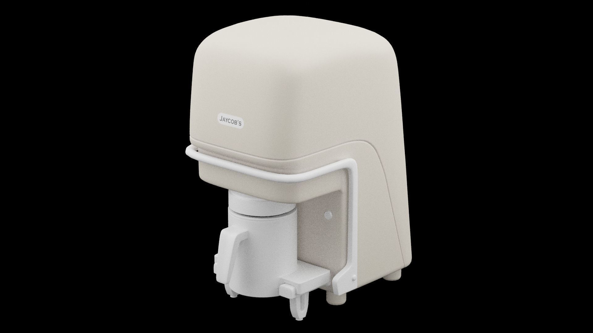 Gelato Machine 3D model_1