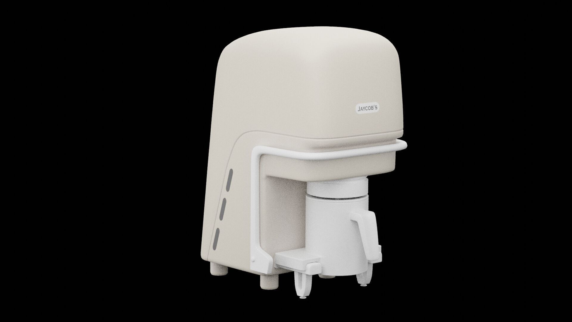 Gelato Machine 3D model_3