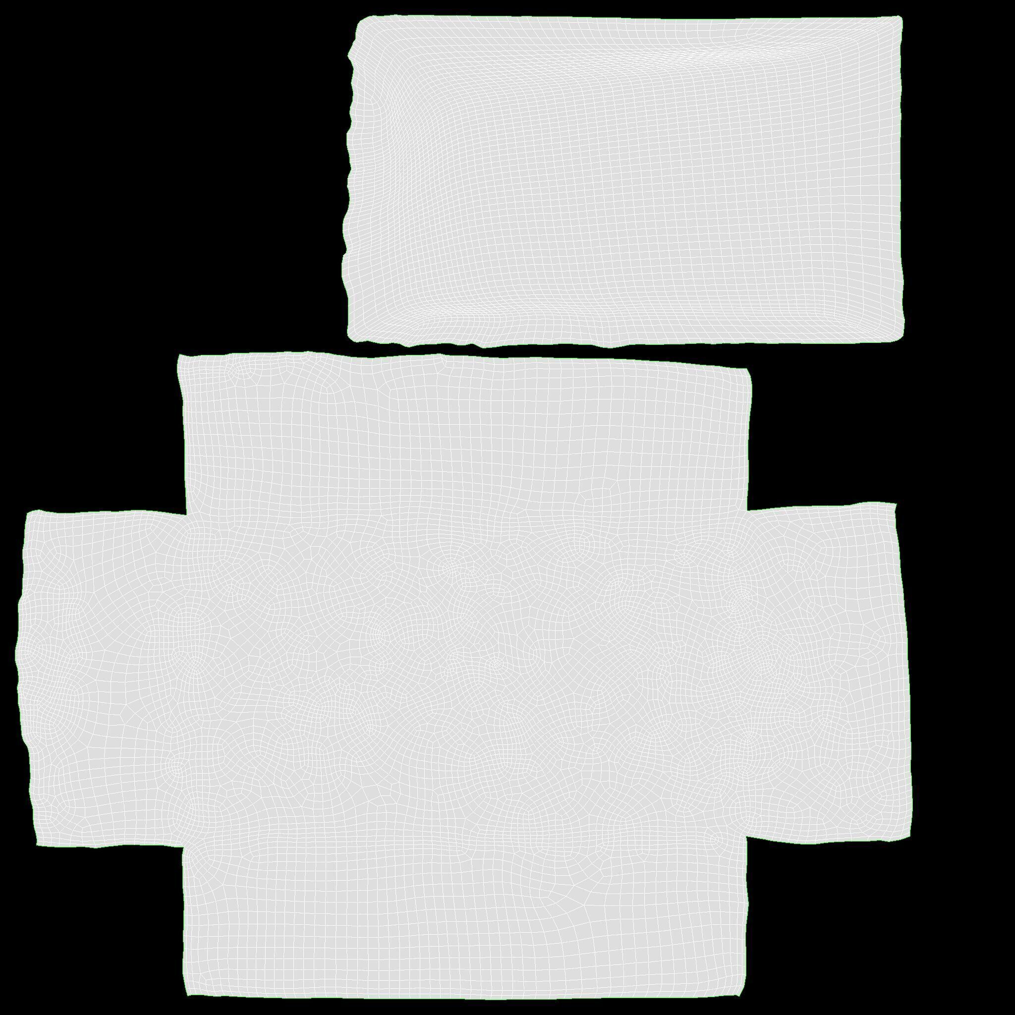 Honey cake piece Low-poly 3D model_10