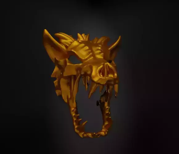 Wolf Full Face Helmet Animal Face Mask - Wolf Animal Armor Part