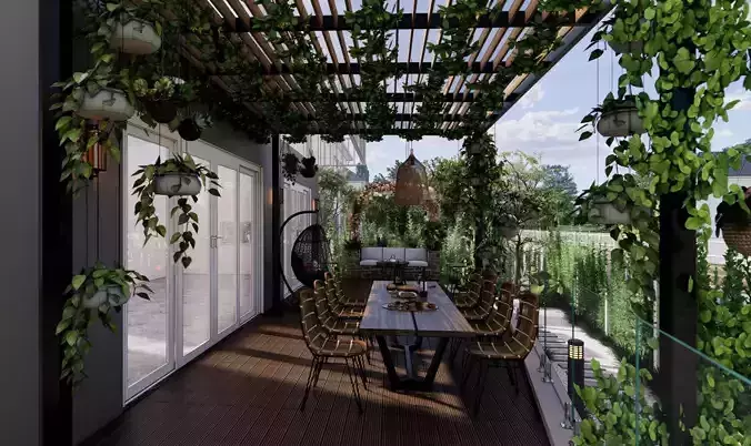OUTDOOR GARDEN - LANDSCAPE DESIGN