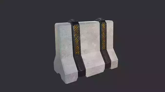Scifi Concrete Barrier